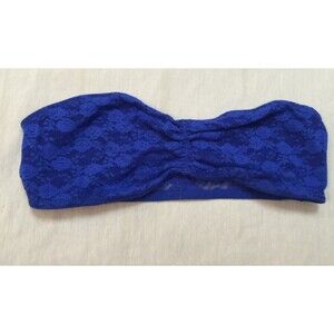 VICTORIAS SECRET PINK LACE BANDEAU BRA SIZE M